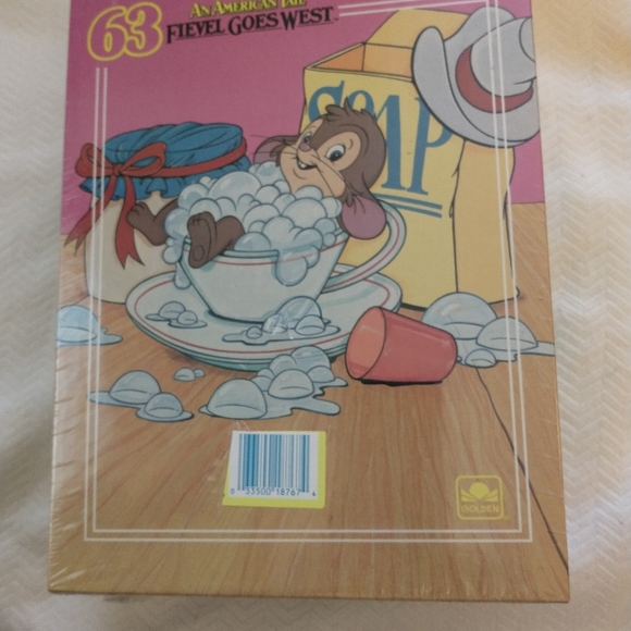 Vintage 1991 Fievel Goes West - An American Tail 63 piece puzzles - 2 puzzles - Picture 2 of 3